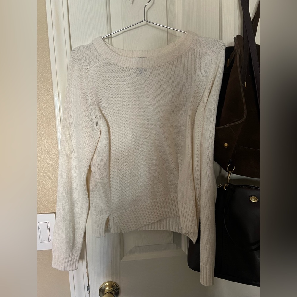 H&M Cream Crew Neck Sweater